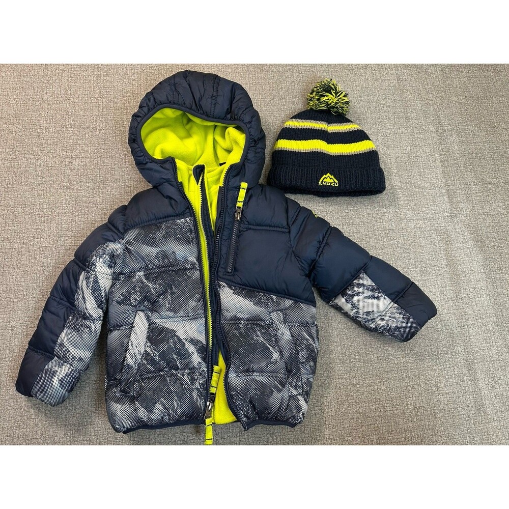 Snozu Toddler’s Jacket with Hat Size boy's 4T